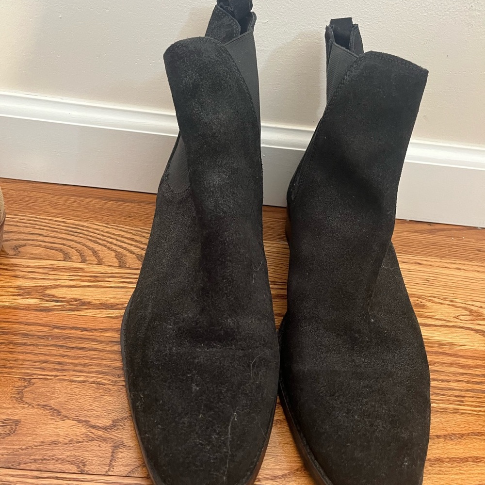 Urban Outfitters Black Suede Men's Boots